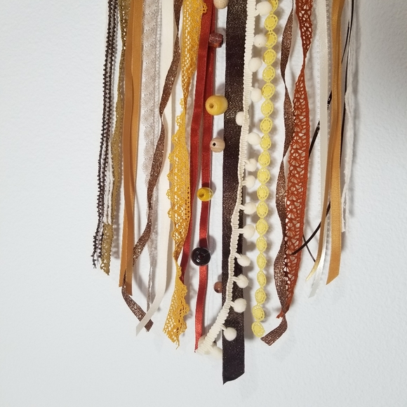 🌸 Medium One-of-a-kind Unique Handmade Boho Dream Catcher Wall Home Decor - Picture 6 of 6